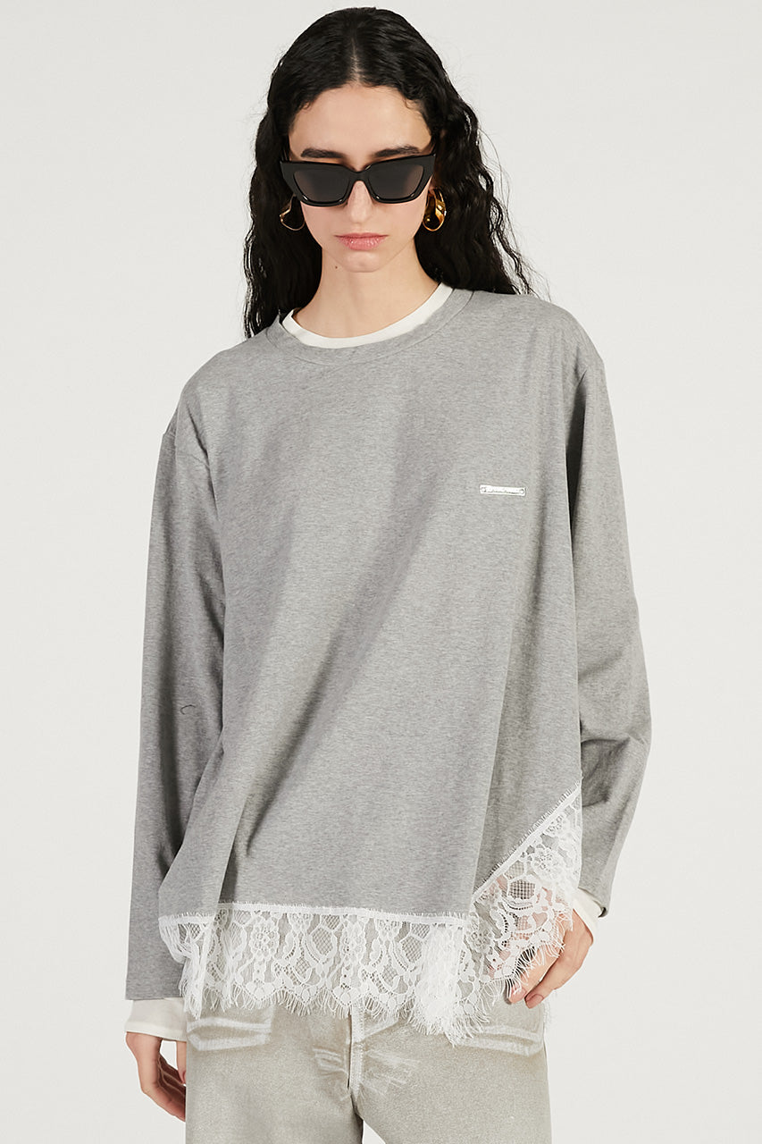 トップス Lig. hem design tops SLY | HEM DESIGN LACE FRILL L／トップス (キャミソール ) |SHEL'TTER