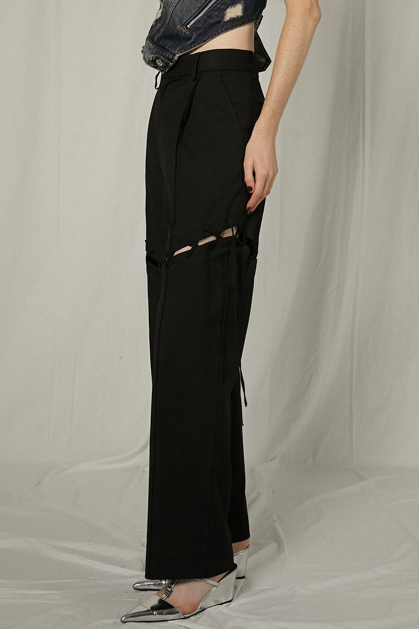 Lace-Up Tailored Pants - SALE