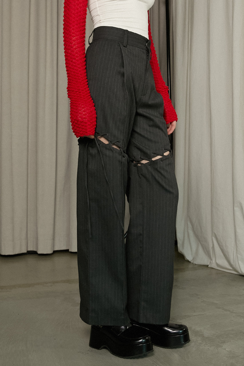 Lace-Up Tailored Pants - SALE