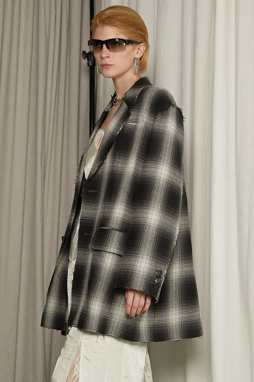 Raw Edge Oversized Jacket - SALE