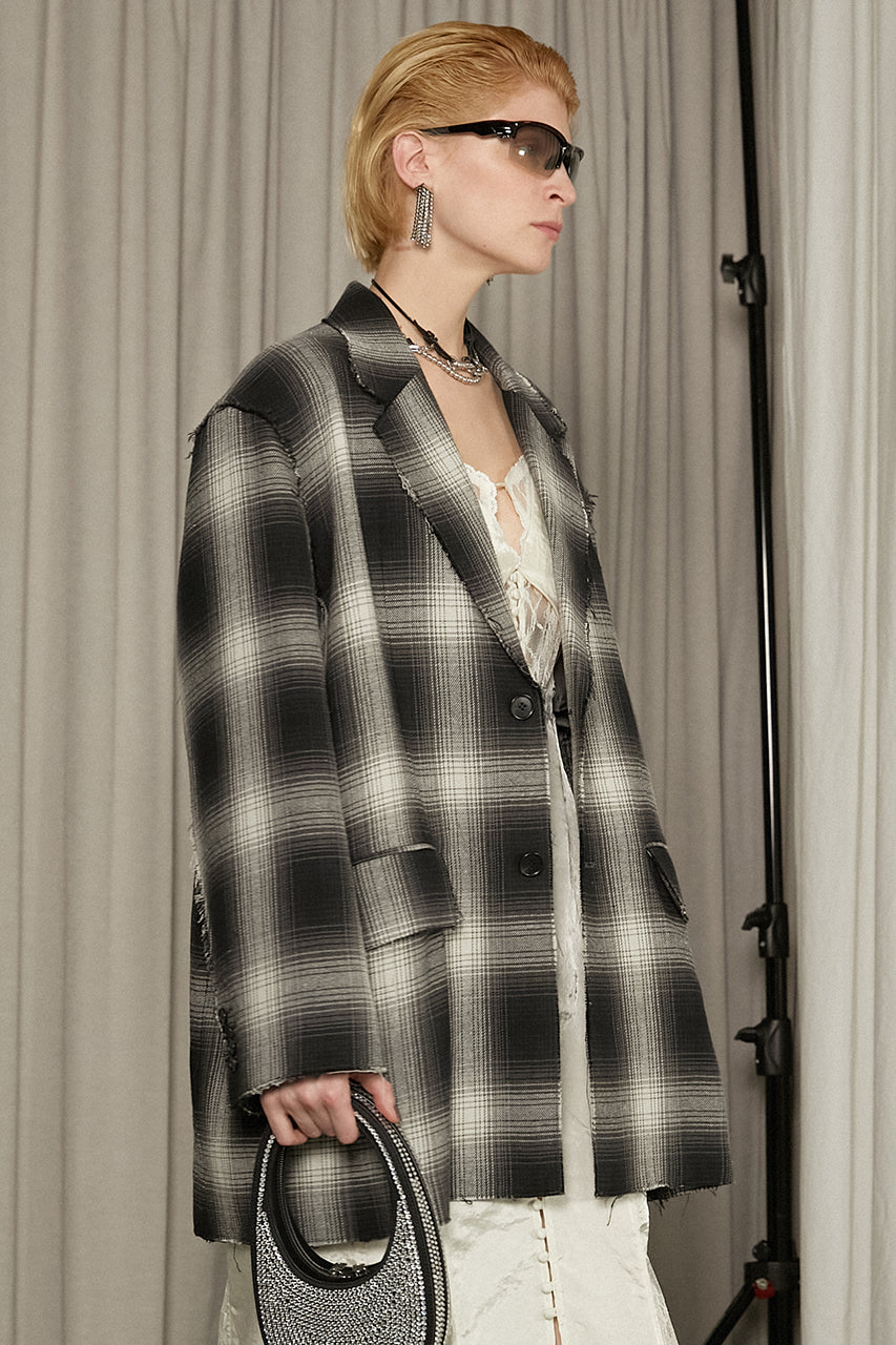 Raw Edge Oversized Jacket - SALE