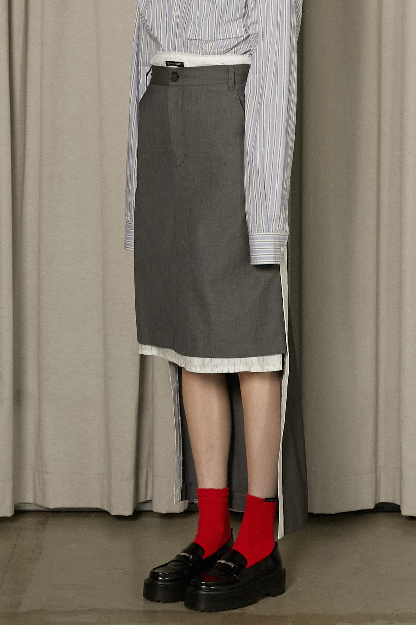 Midi Train Skirt - SALE