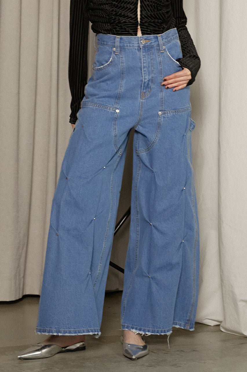 Studs Denim Pants