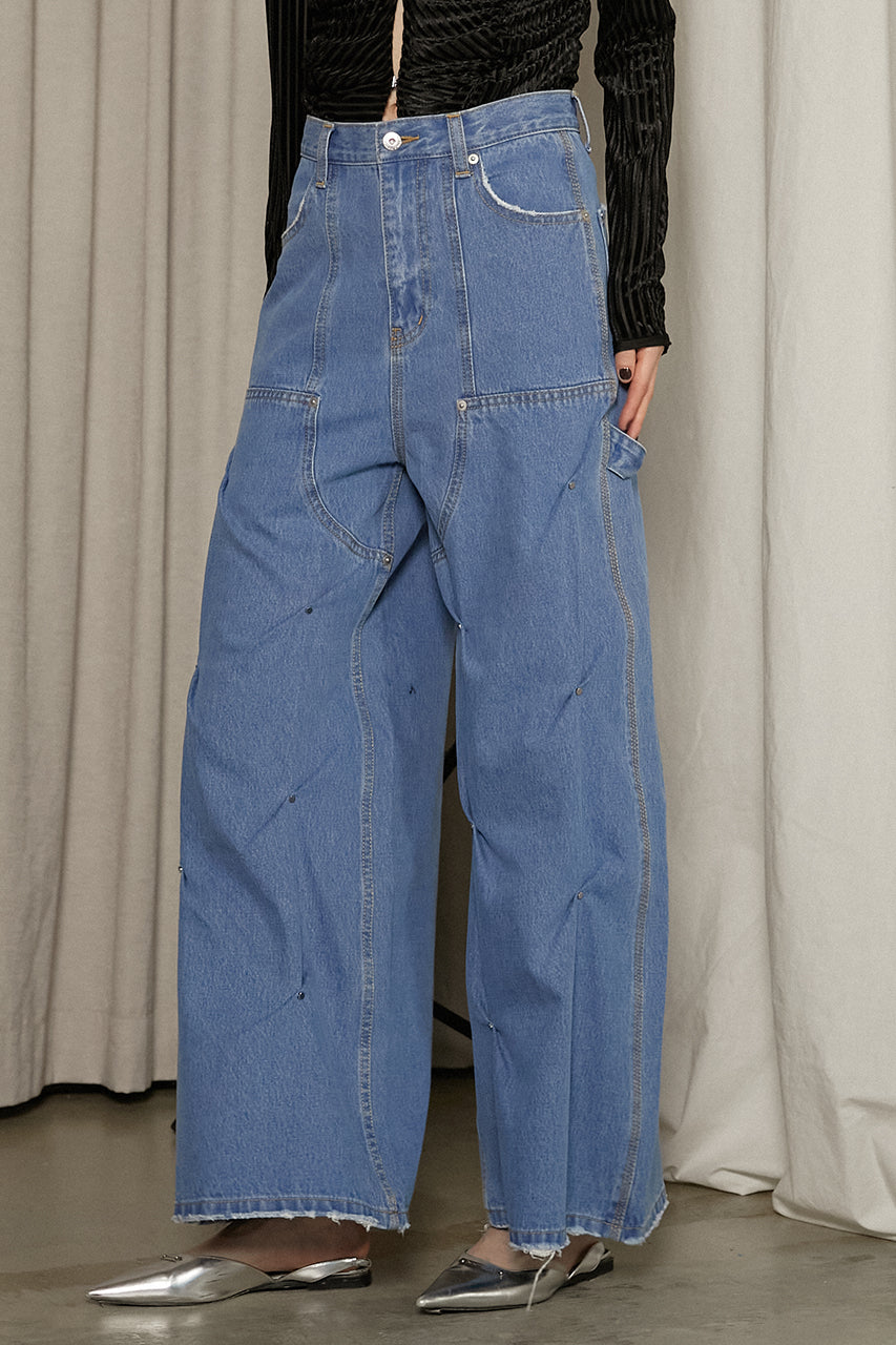 Studs Denim Pants