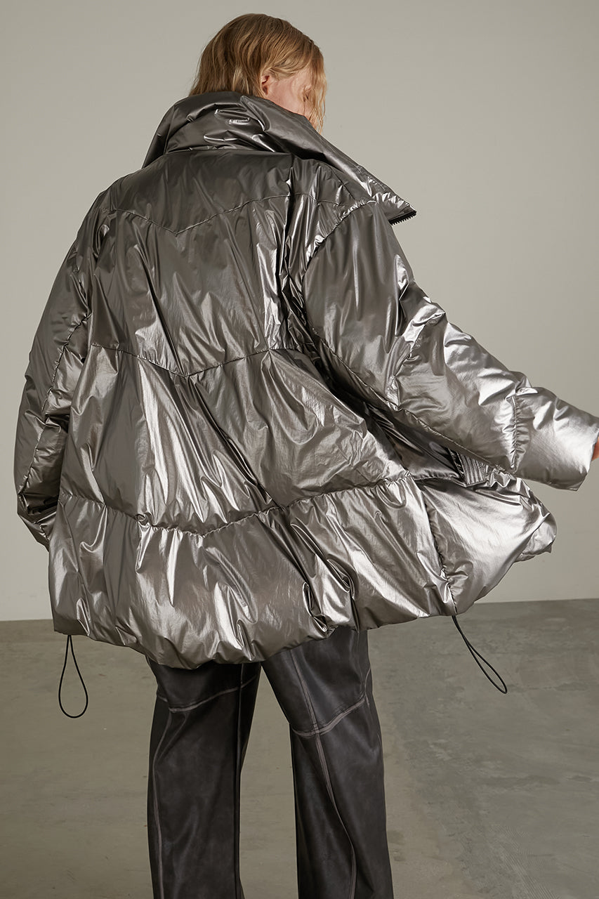 Glossy Over Down Jacket