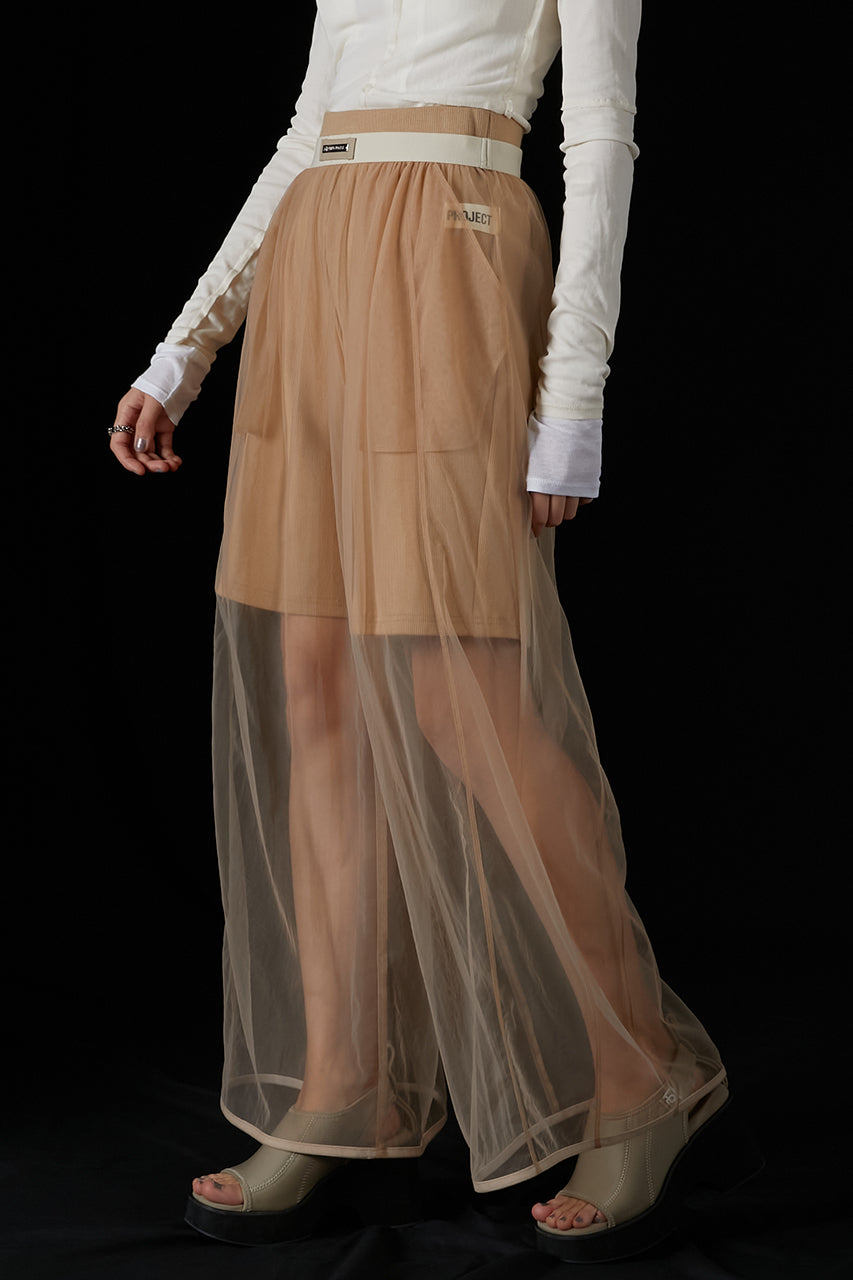 SALE】Tulle Voluminous Pants 