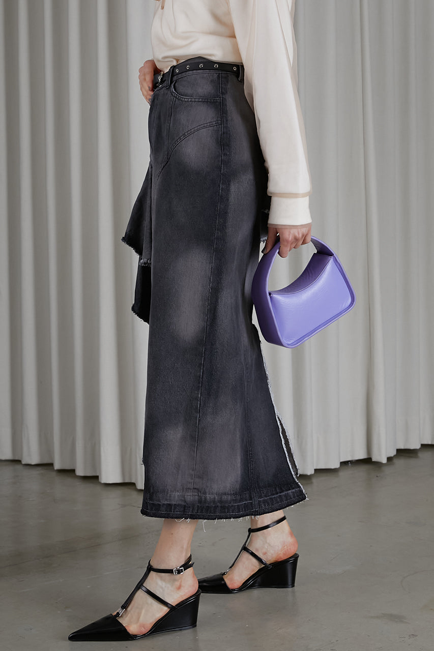 Asymmetry Big Ruffled Skirt - SALE