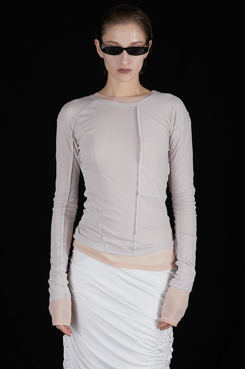 투명한 프레이즈 레이어 상단