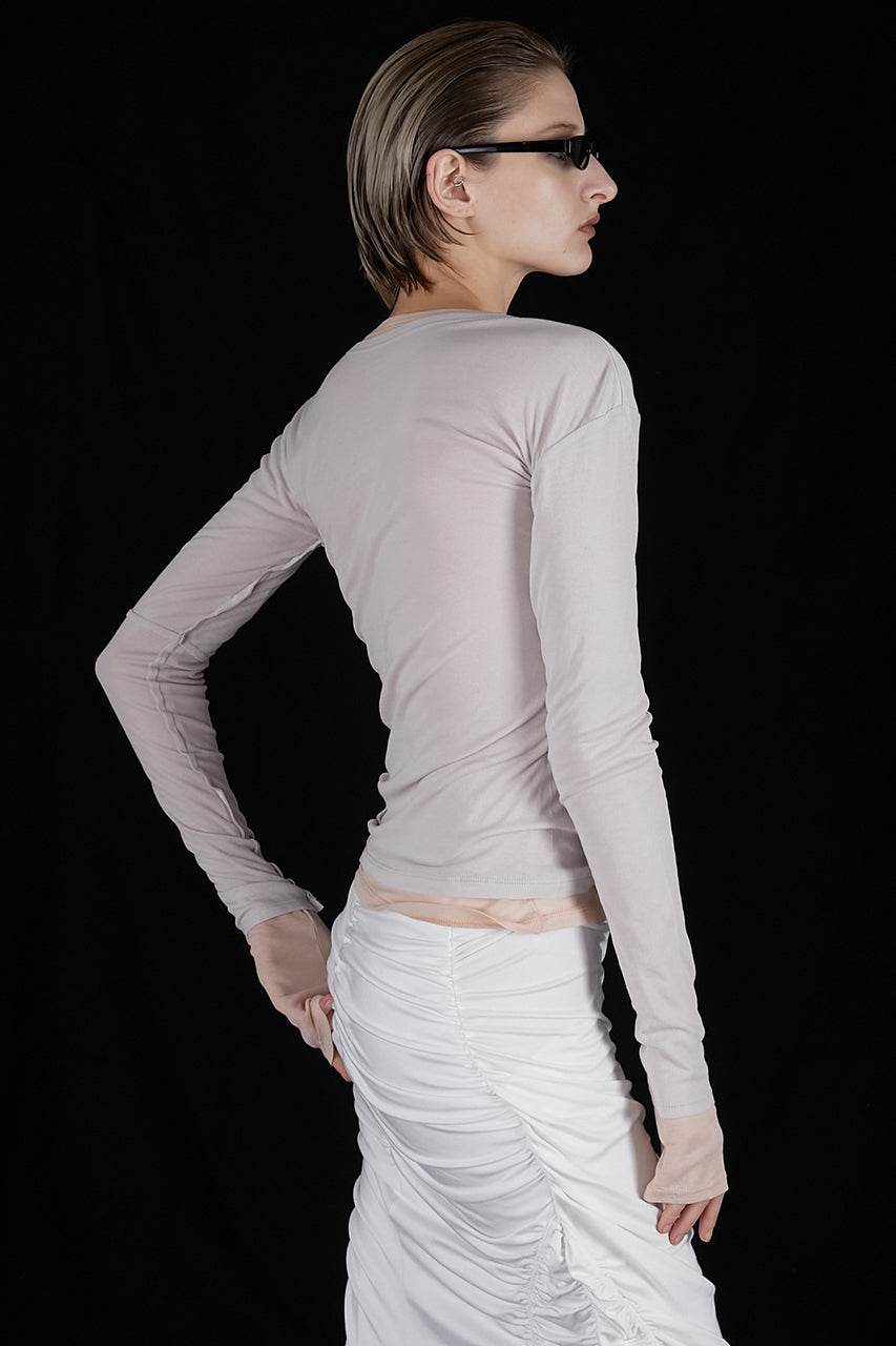 투명한 프레이즈 레이어 상단