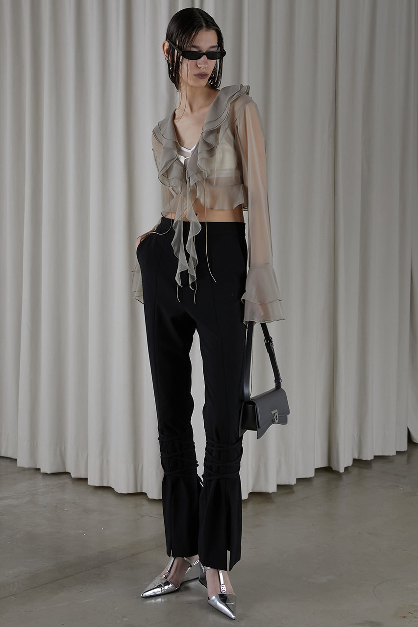 Tie Up Flare Pants - SALE