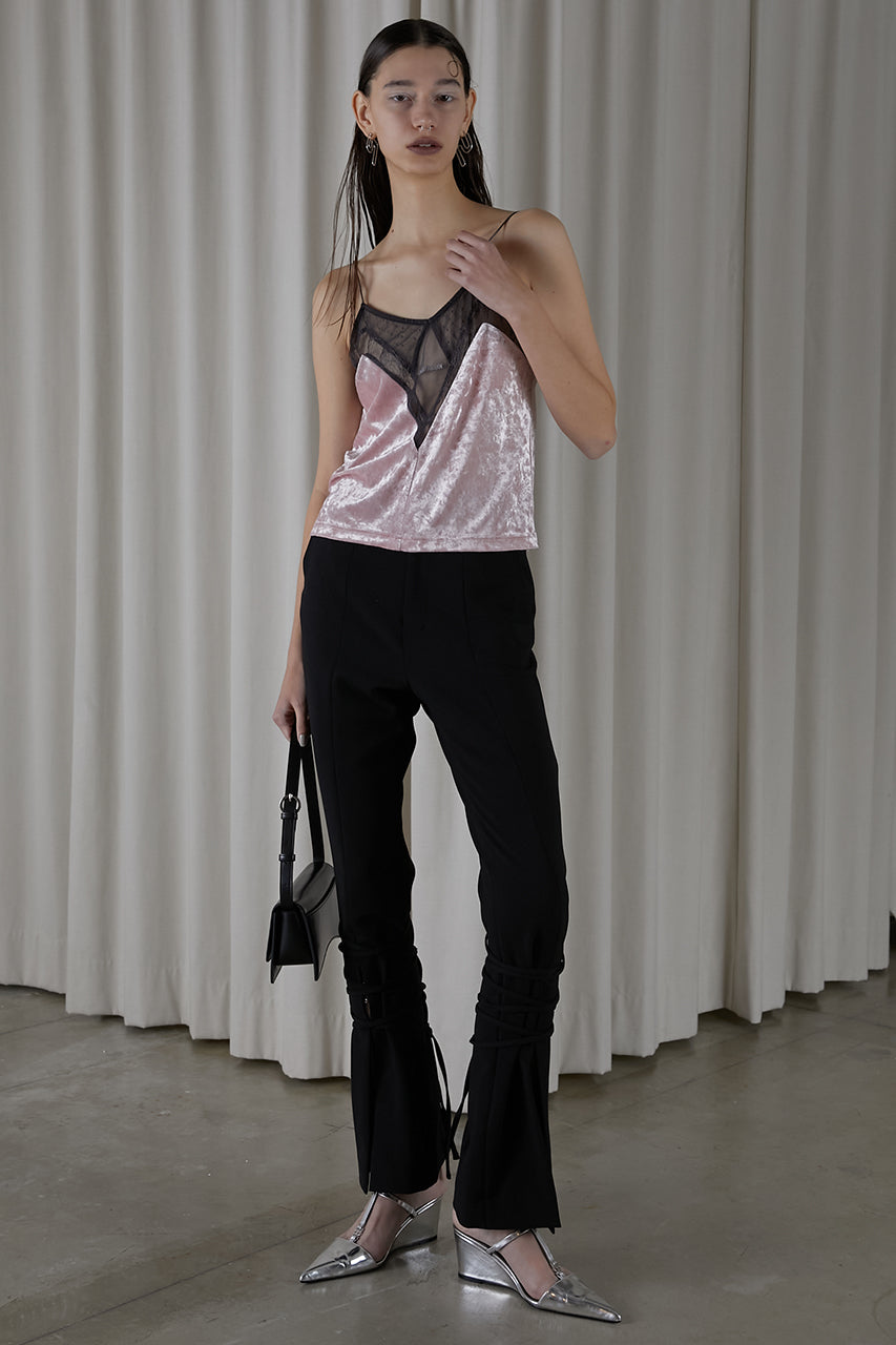 Crushed Velour Lace Camisole - SALE
