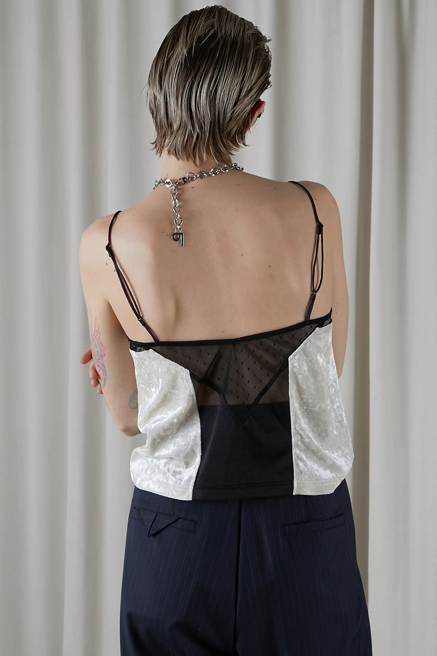 Crushed Velour Lace Camisole - SALE