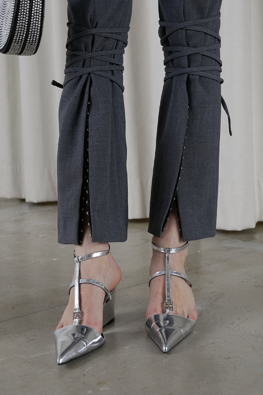 Tie Up Flare Pants - SALE