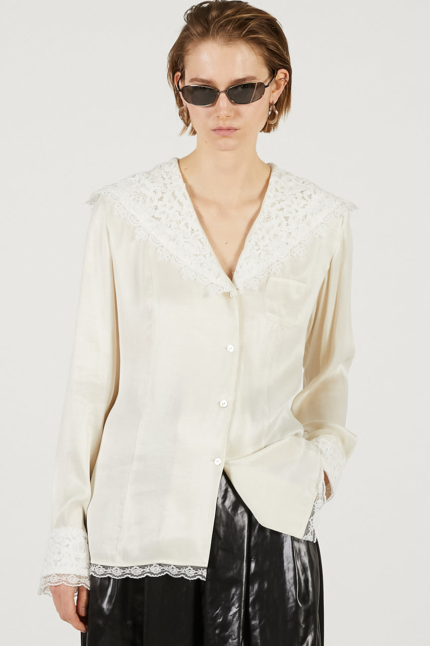 最終値下げ PRANK PROJECT Lace Collar Shirt Lace Collar Shirt - PRE ORDER
