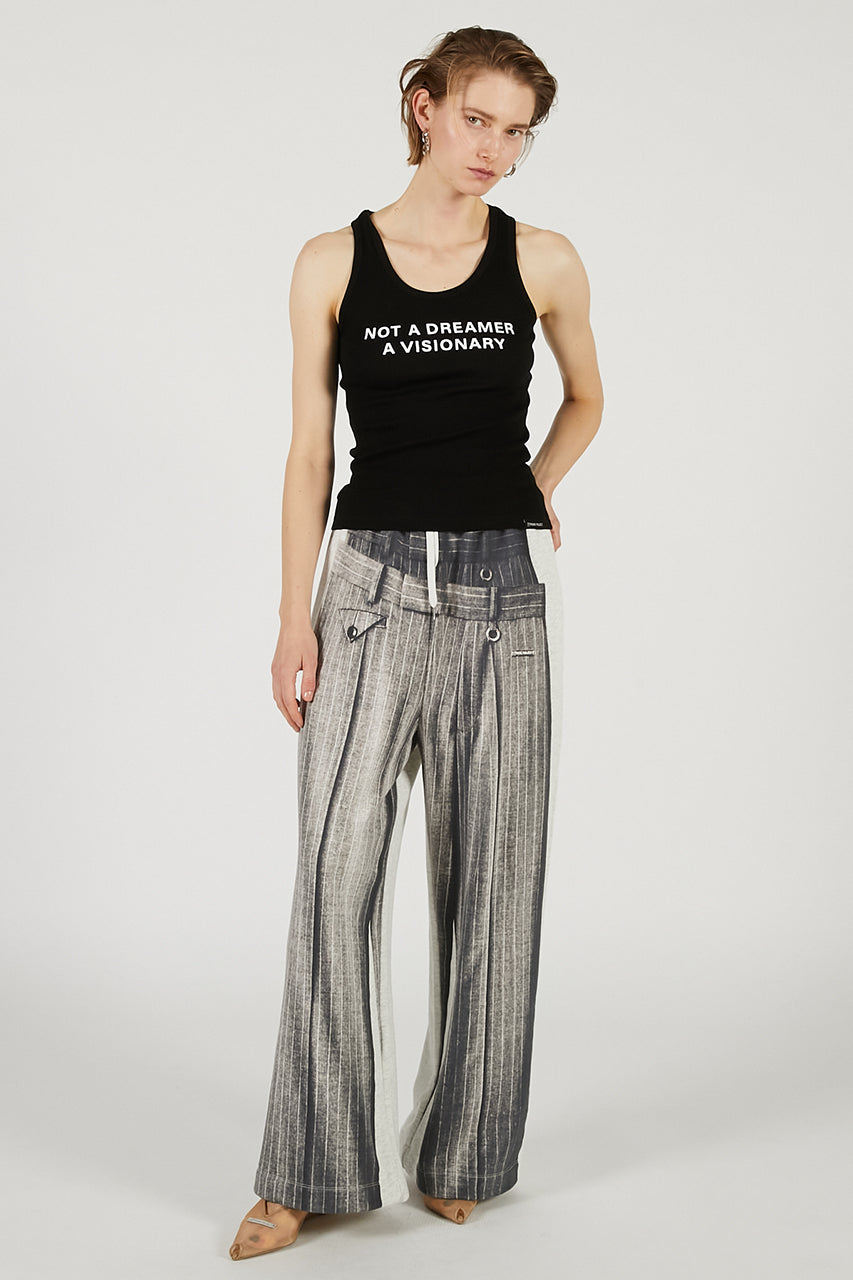 Slacks Print Sweat Pants
