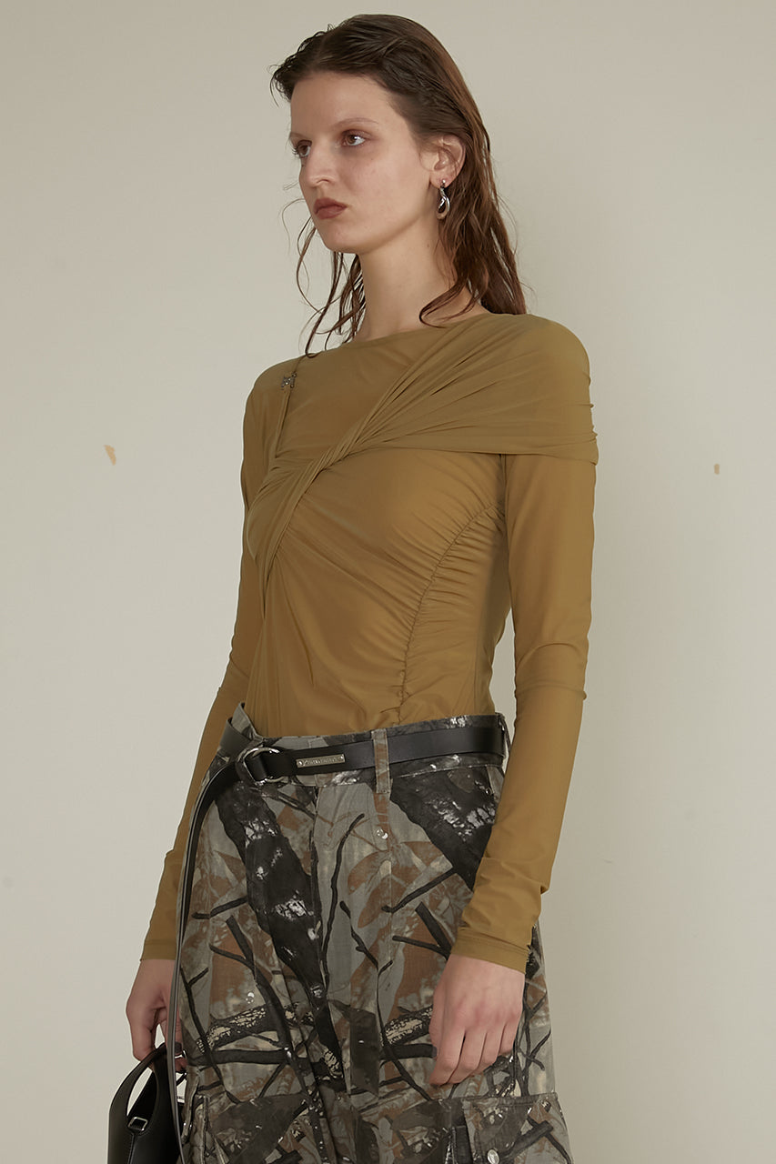 Asymmetrical Twist Bodysuit - SALE