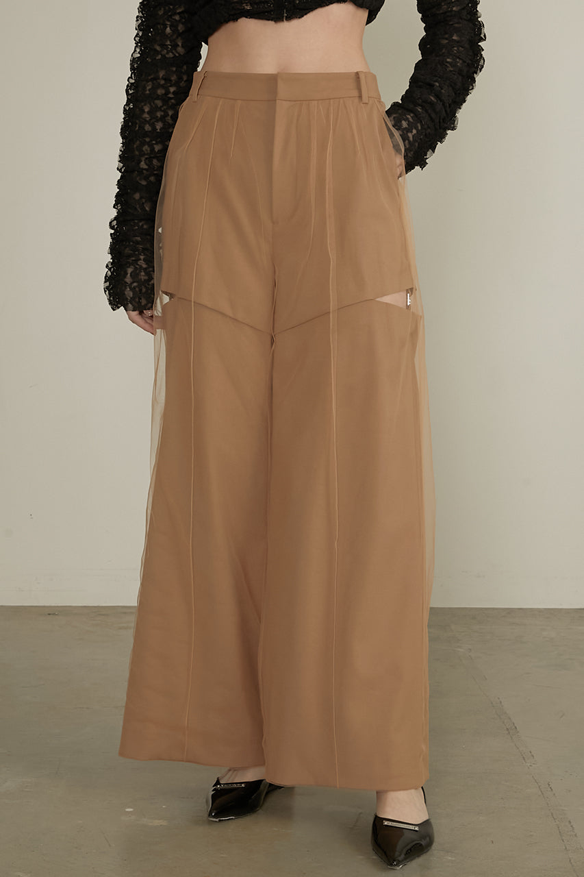 Tulle Layered Slacks - SALE