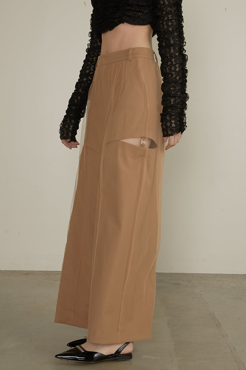 Tulle Layered Slacks - SALE