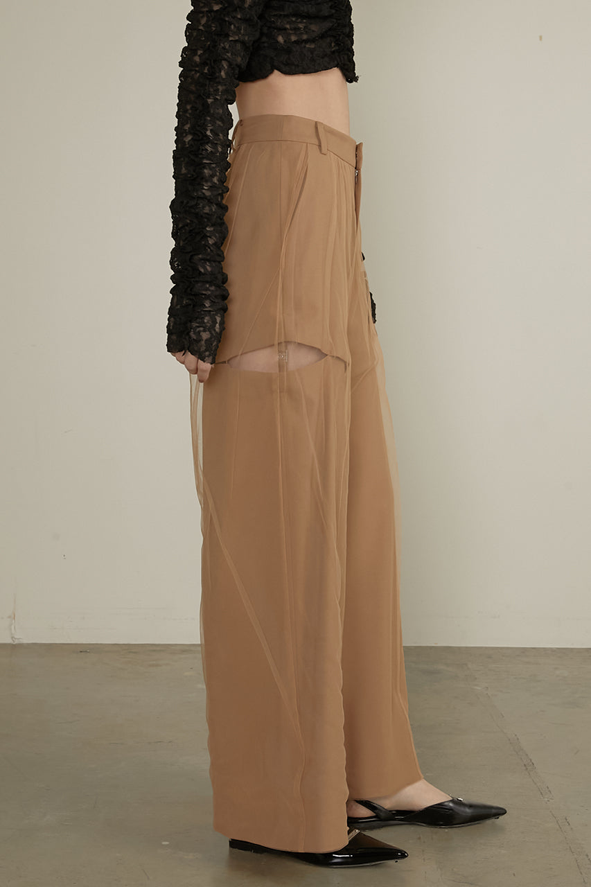 Tulle Layered Slacks - SALE