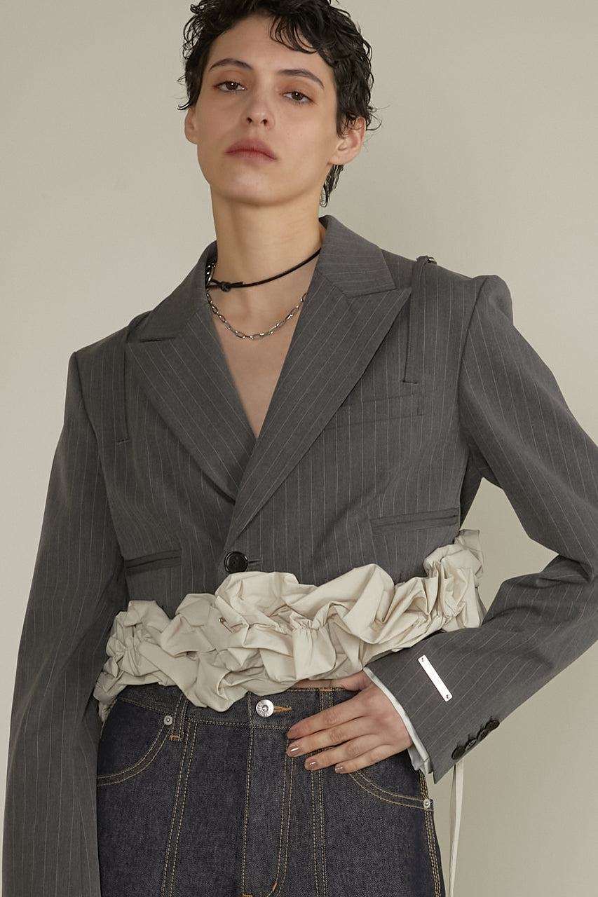 ✨極美品✨エフィ　eaphi square neck short jacket ✨極美品✨エフィ eaphi square neck short jacket ✨極美品✨