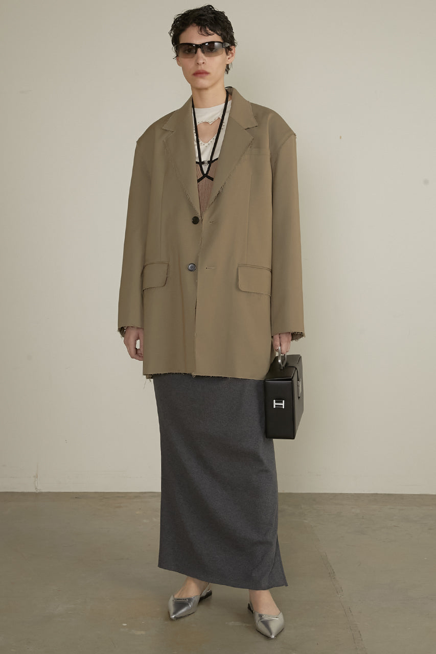 Raw Edge Oversized Jacket - SALE