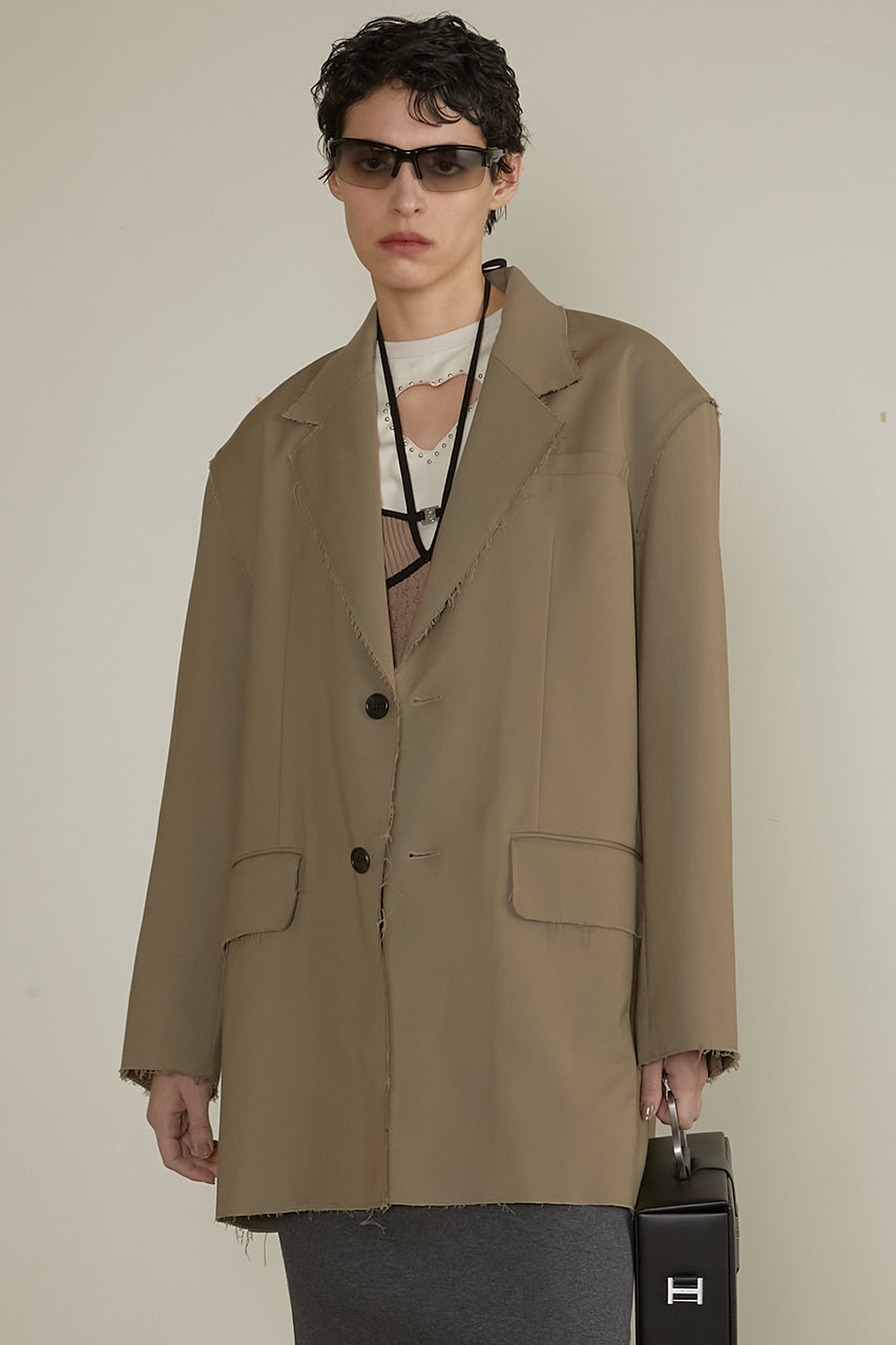 Raw Edge Oversized Jacket - SALE