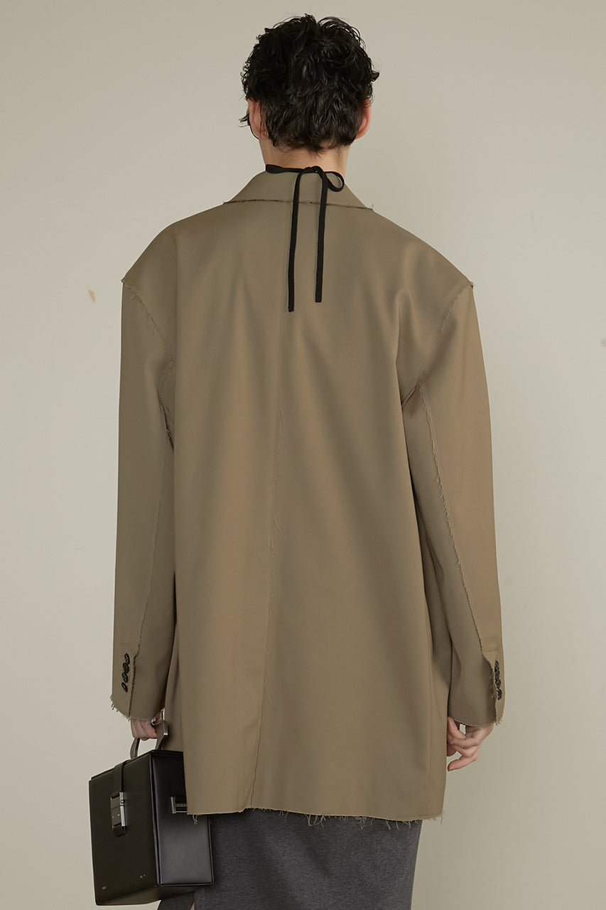 Raw Edge Oversized Jacket - SALE