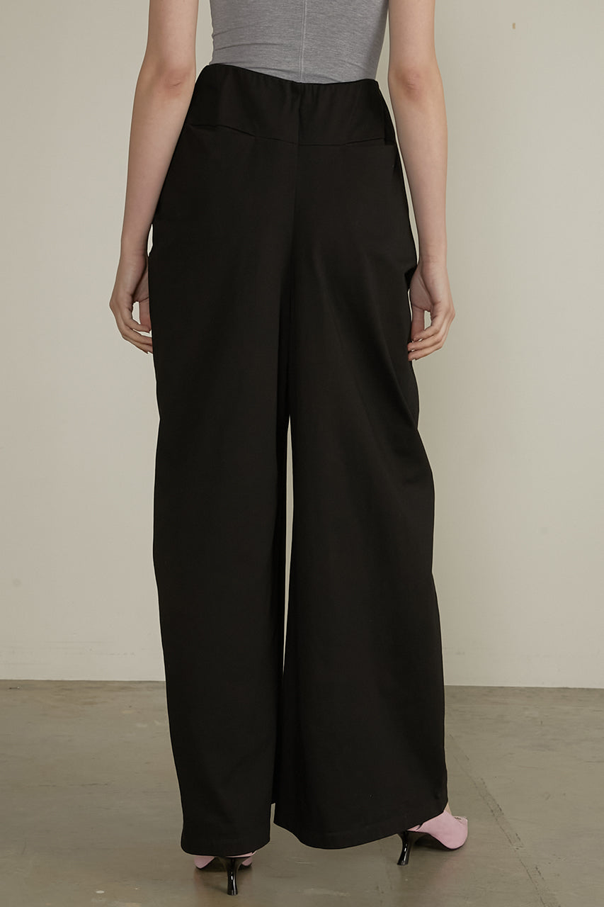 Drape Front Jersey Pants