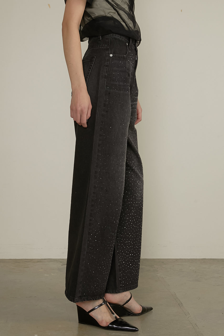 Drop Jewel Denim Pants - SALE