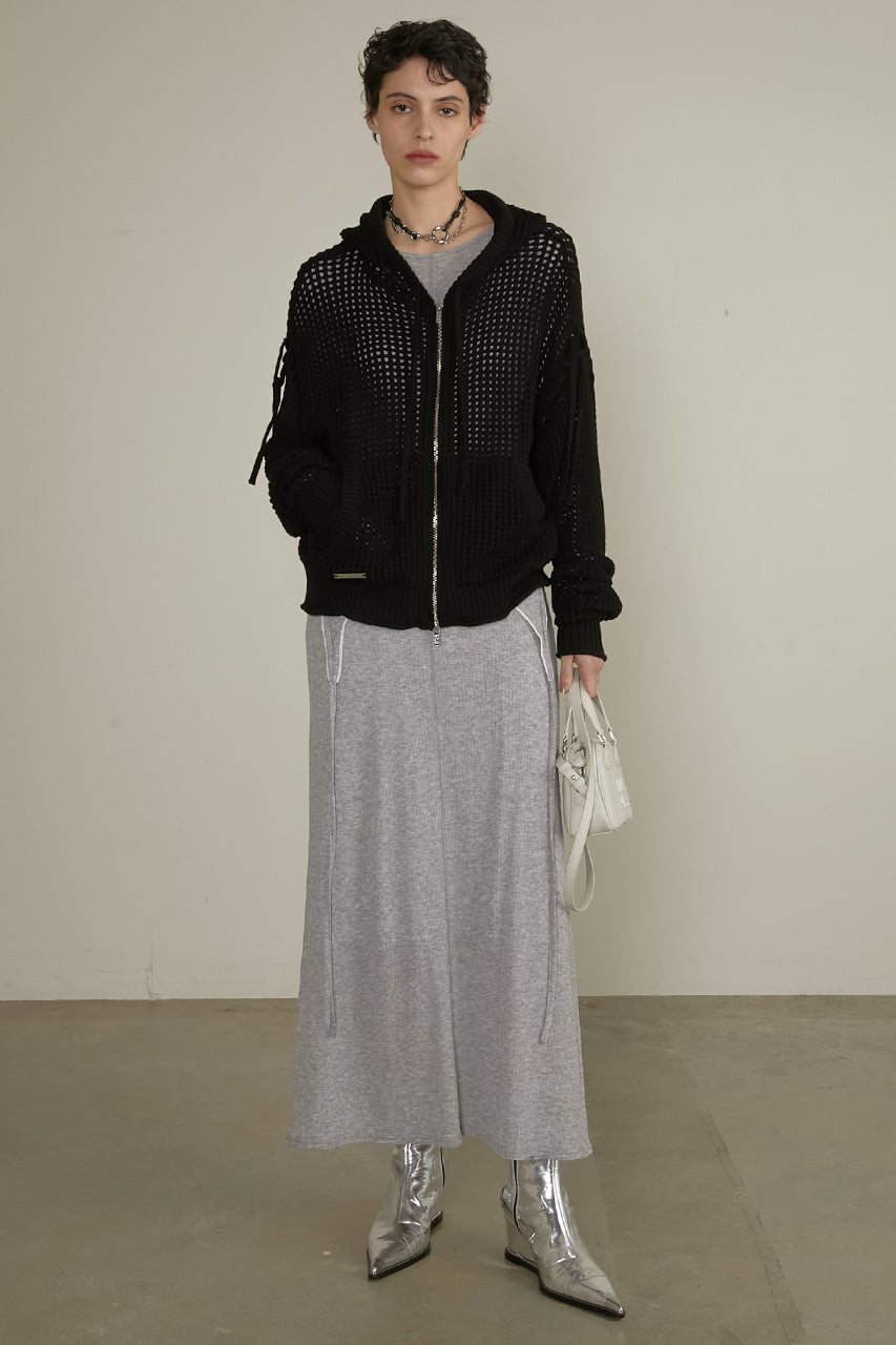 Mesh Knit Hoodie - SALE