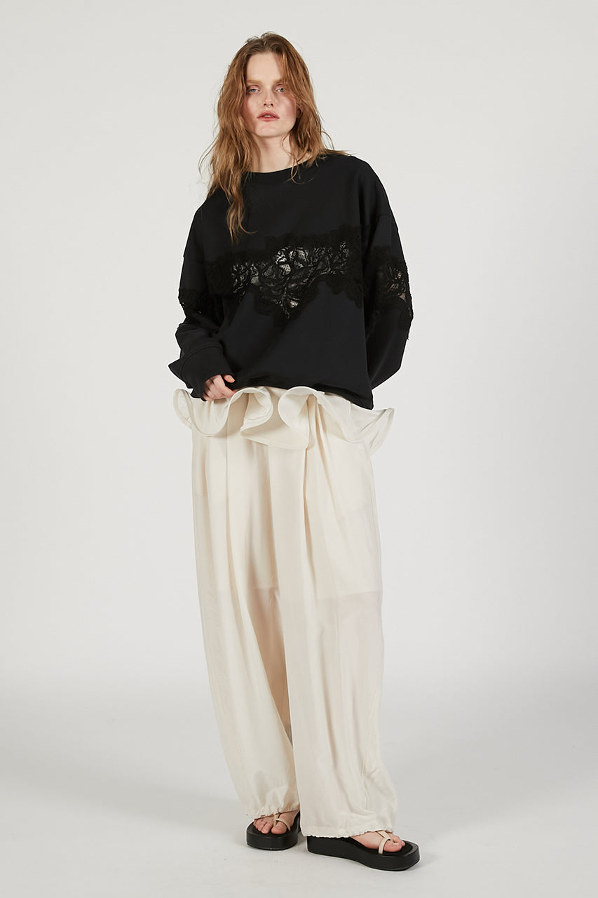 Peplum Balloon Pants