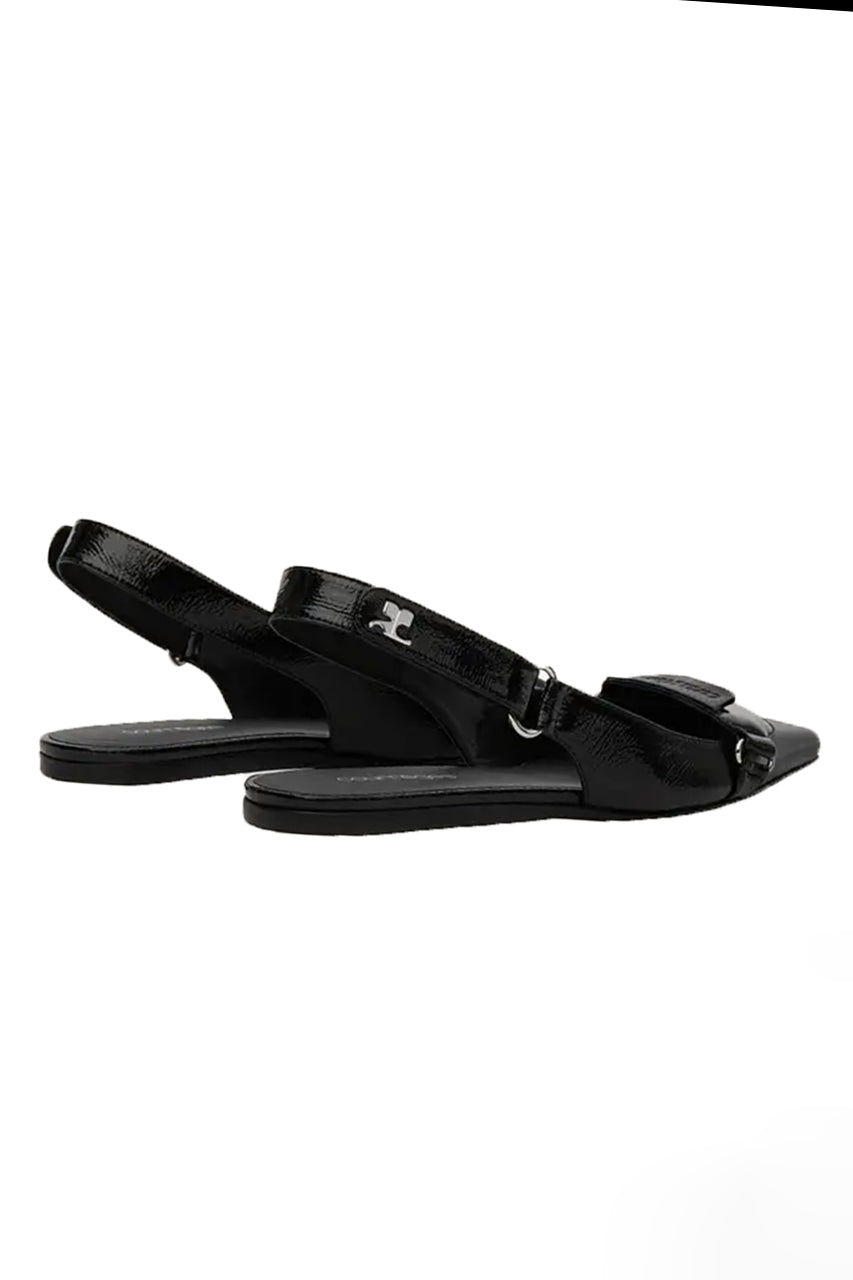 Racer Vinyl Slingbacks - SALE