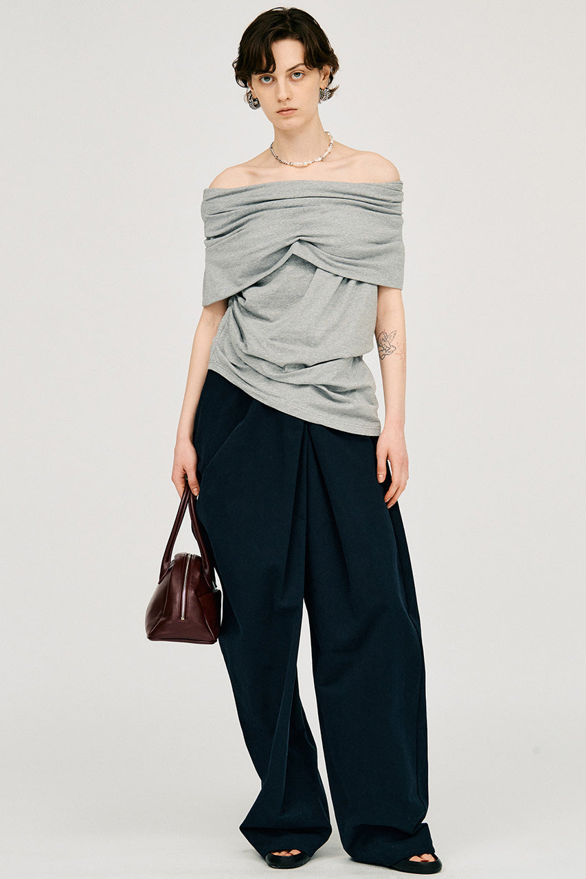 Asymmetrical Drape Top - 26SUMMER