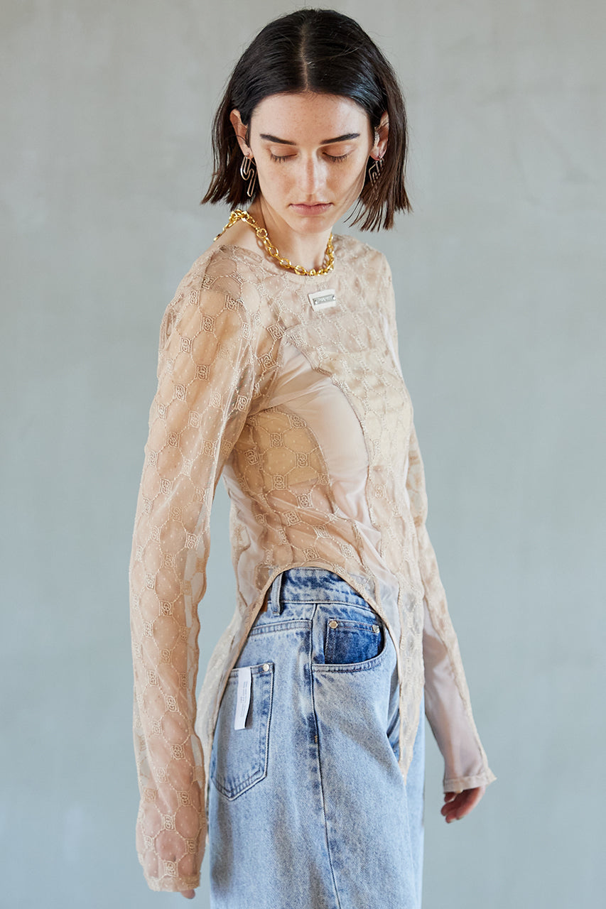 【予約商品】Monogram Lace Bodysuit