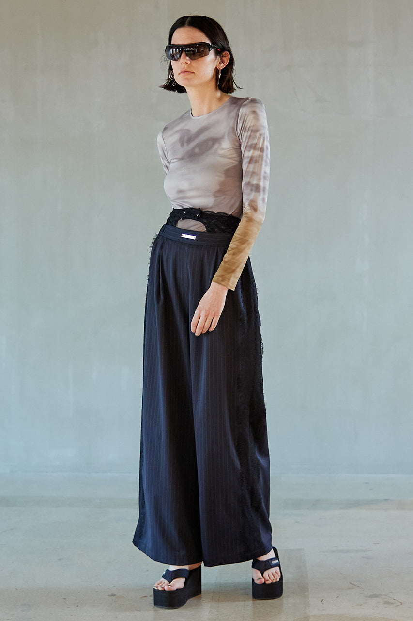 Lace Trim Slacks