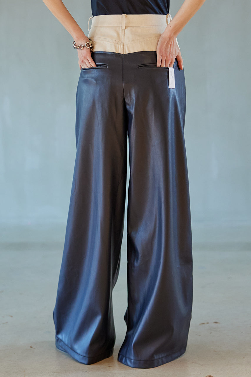 Two Tone Detailed Trouser