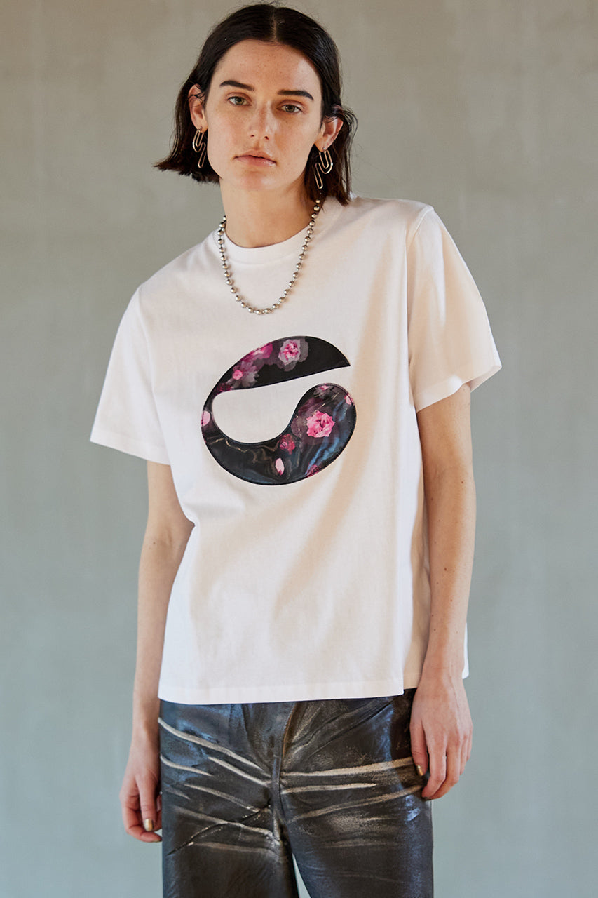 Holographic Logo Boxy T Shirt