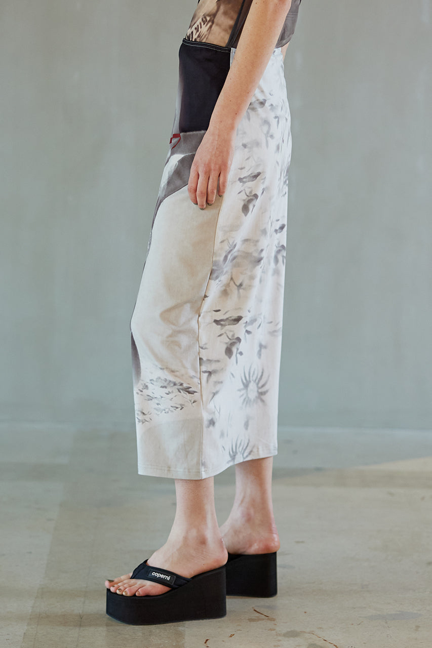 【SALE】Night Owl Jersey Ankle Skirt