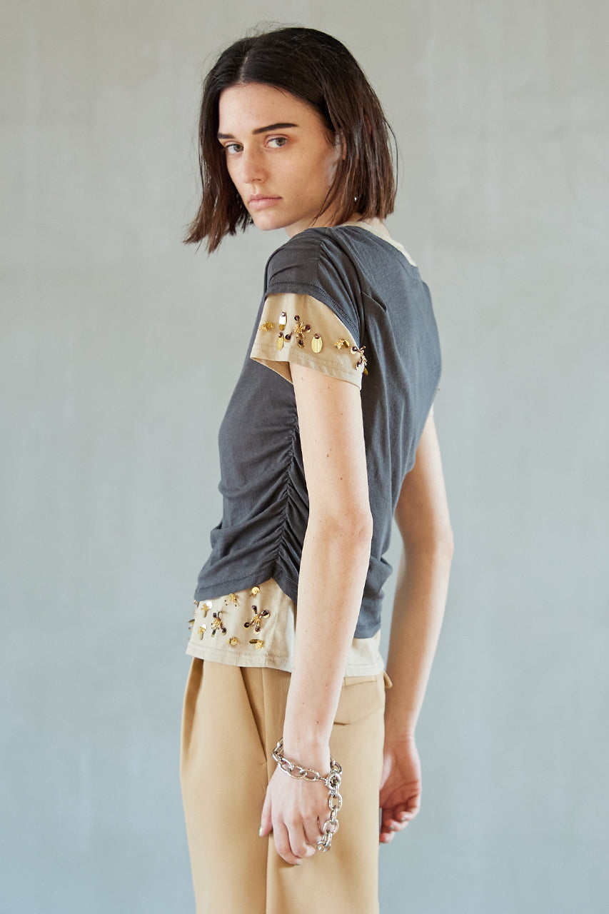 【SALE】Layered Bijou TEE