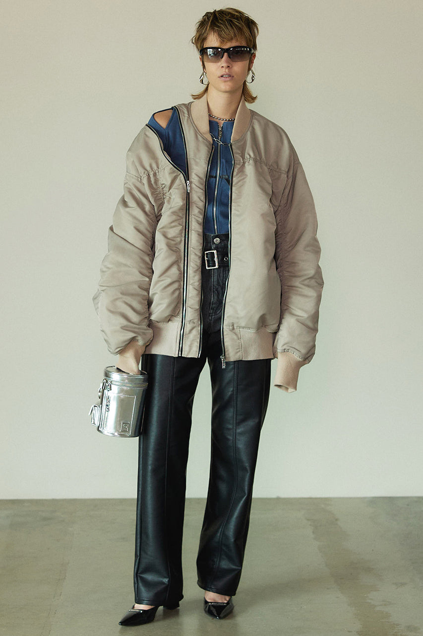 【23AUTUMN先行予約商品】Vegan Leather Combi Denim