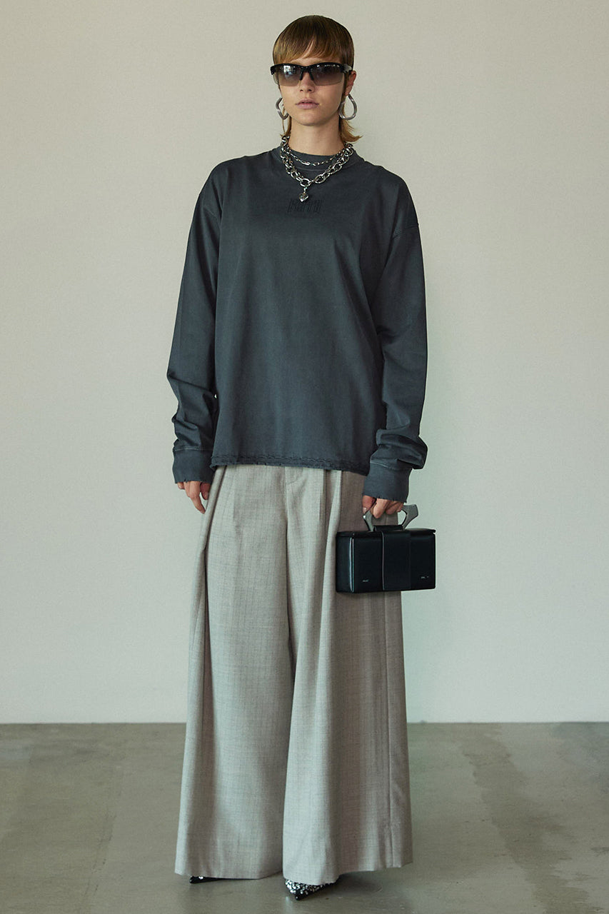 Furano Stripe Wrapped Wide Pants