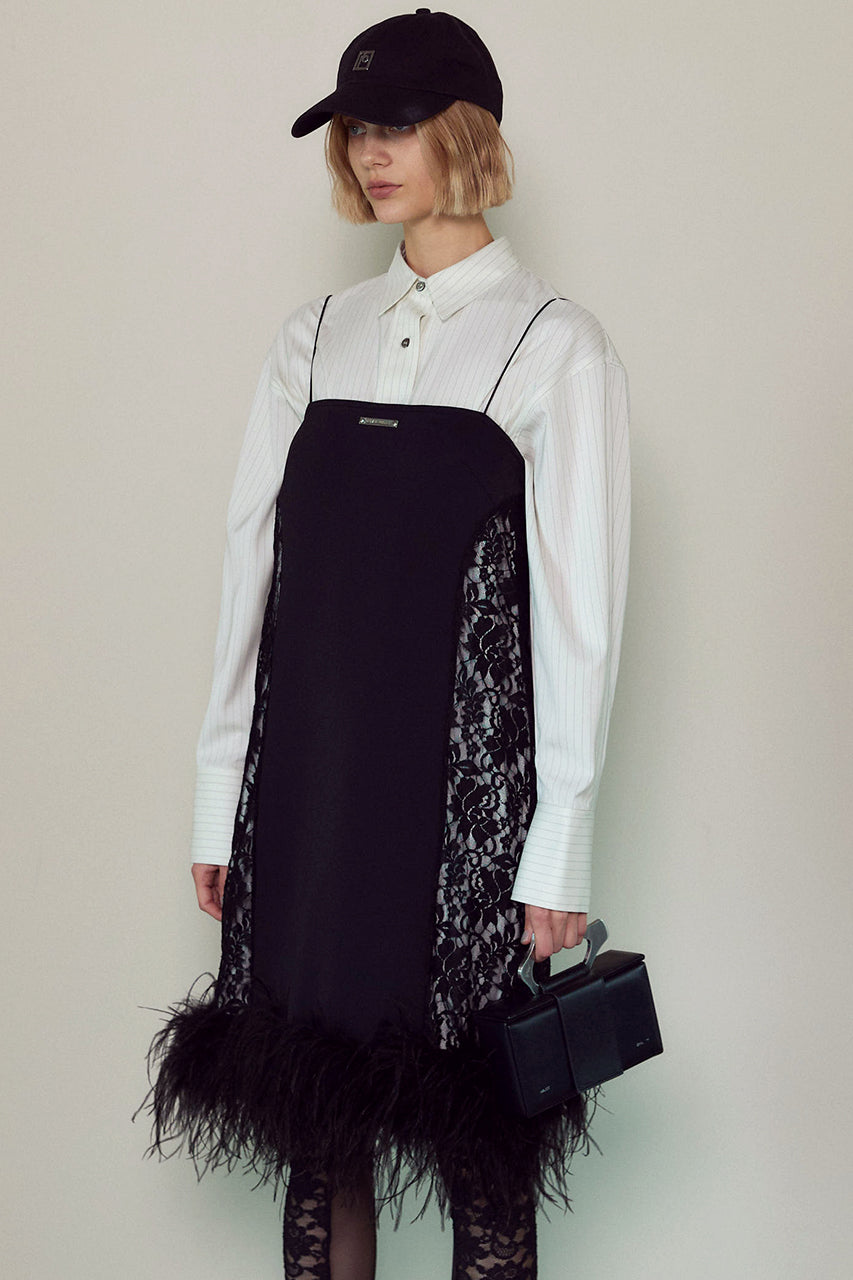【23AUTUMN先行予約商品】Feather Onepiece