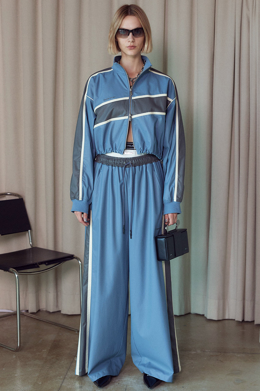 Synthetic Leather Track Blouson
