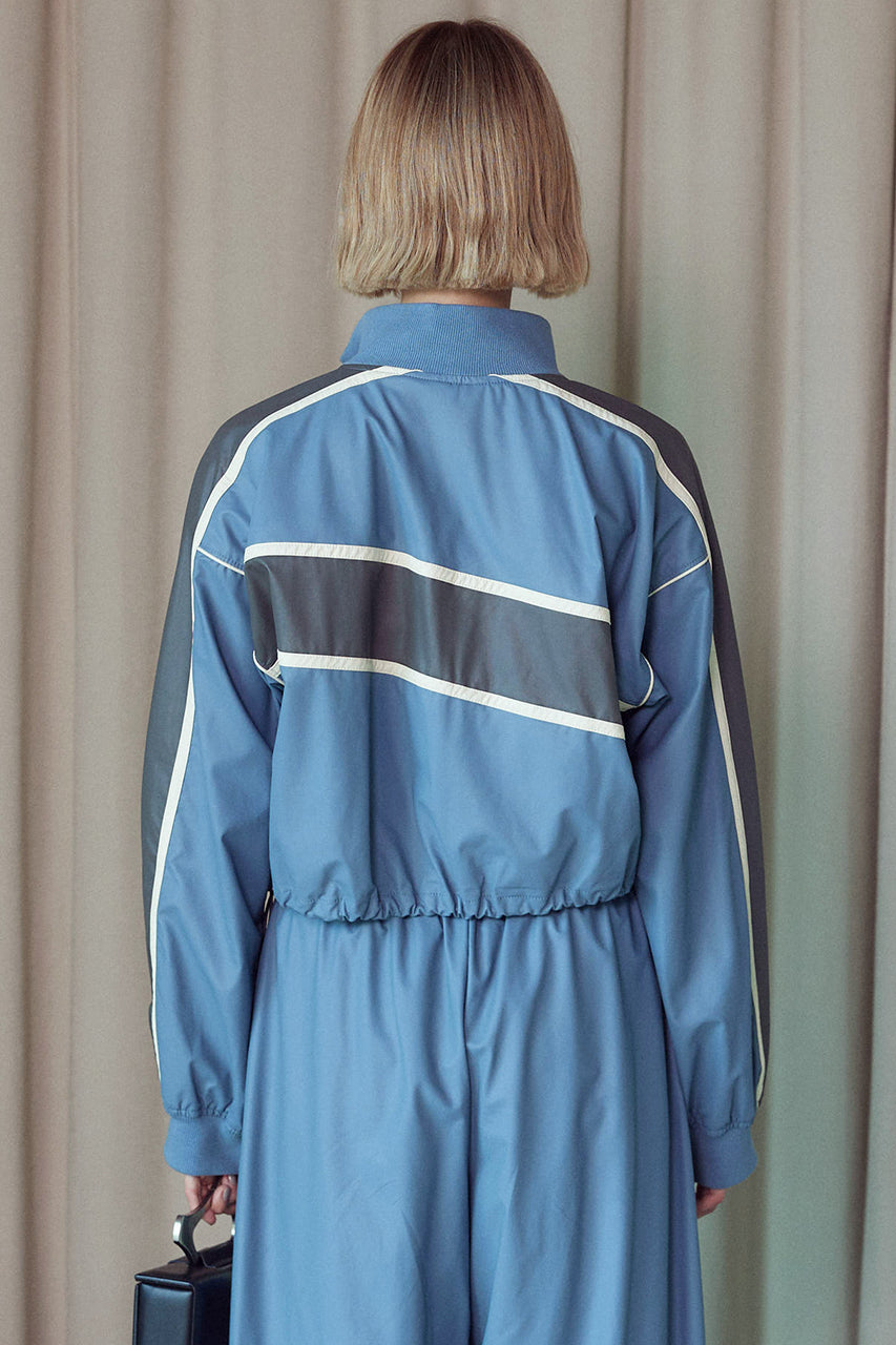 Synthetic Leather Track Blouson
