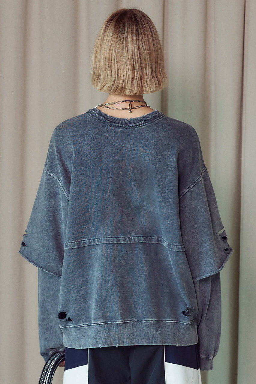 【23AUTUMN先行予約商品】Layered Pigment Sweatshirt