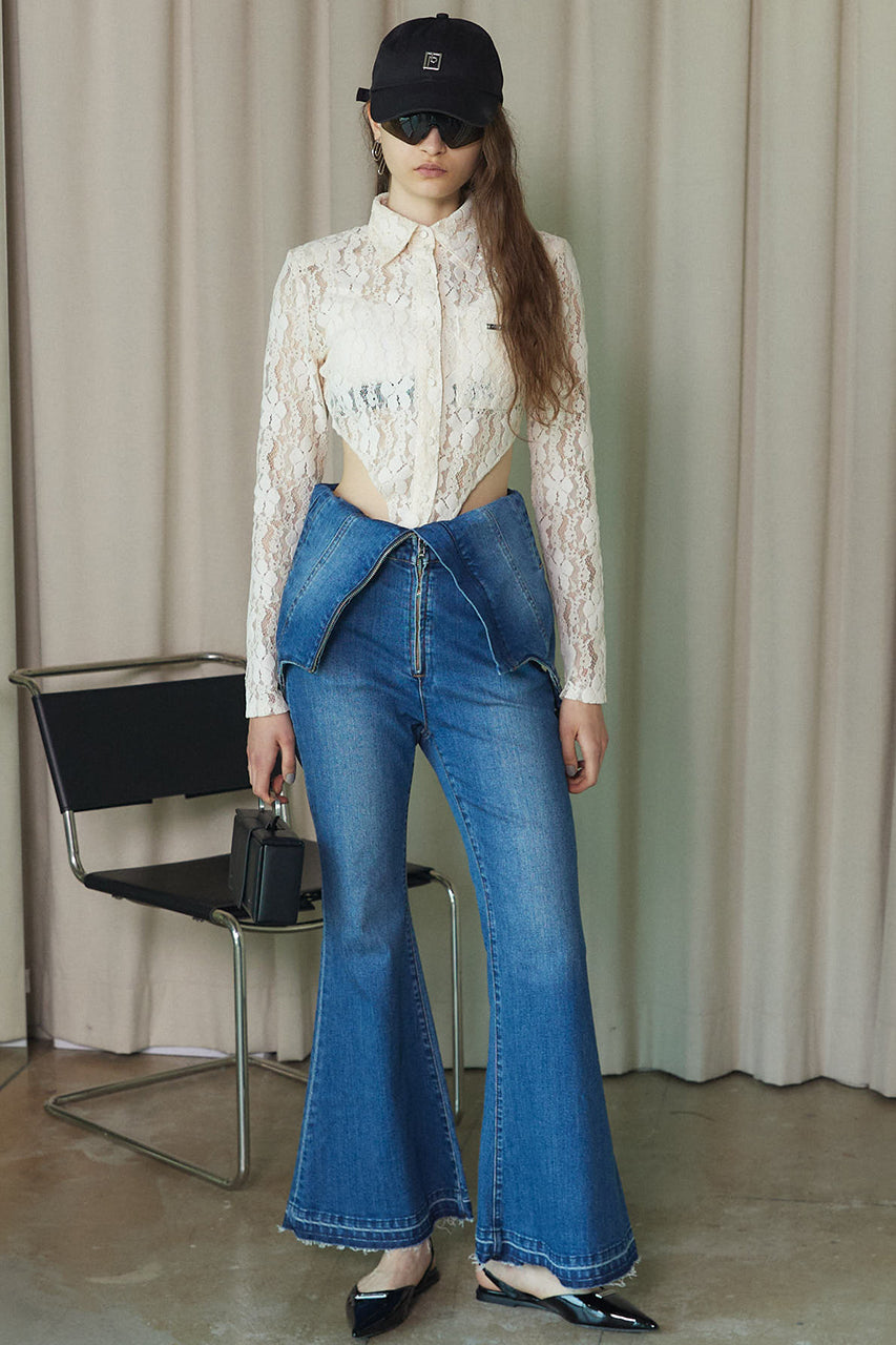 2WAY Denim Salopette