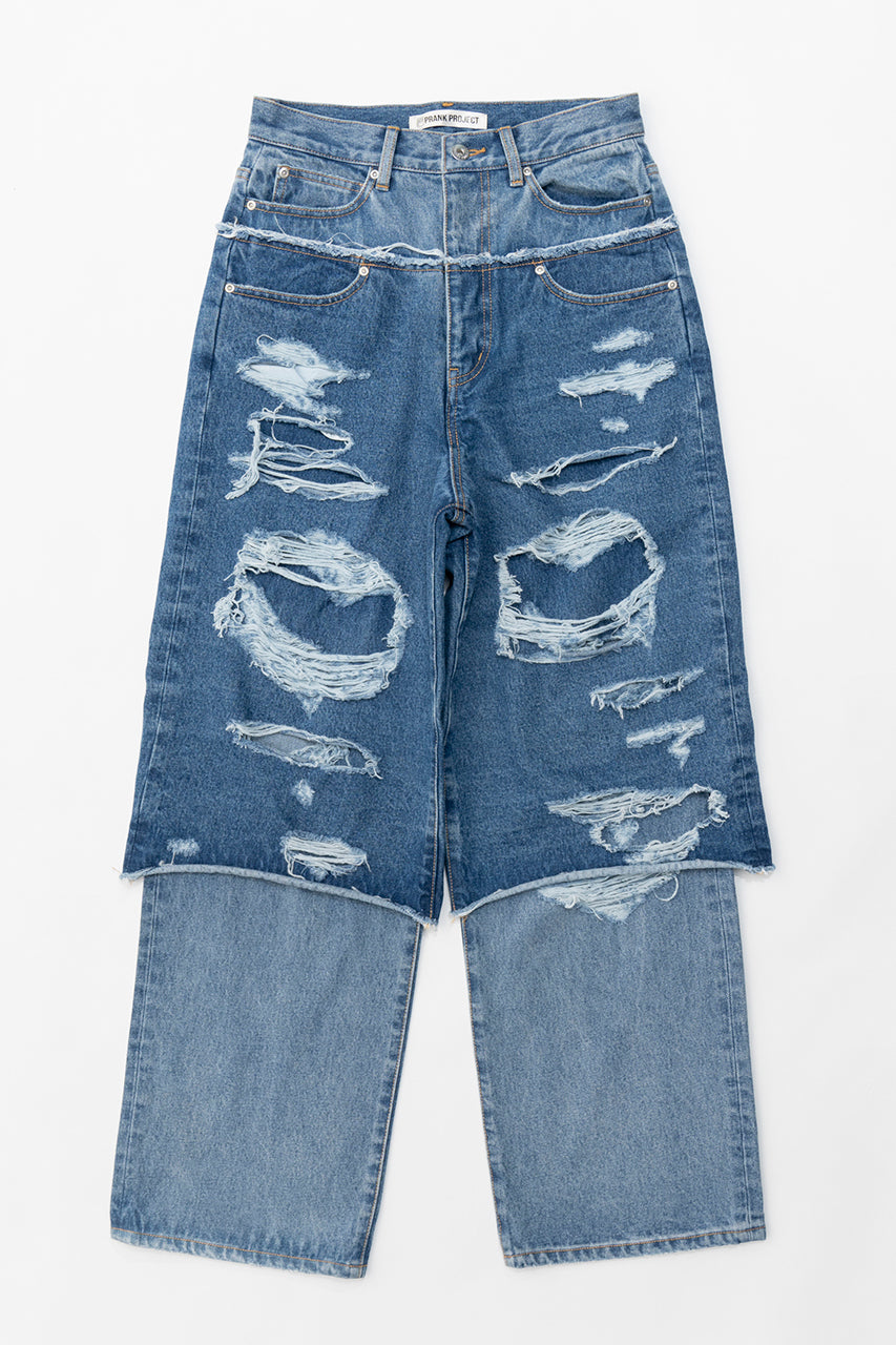 Bicolor Double Crush Denim