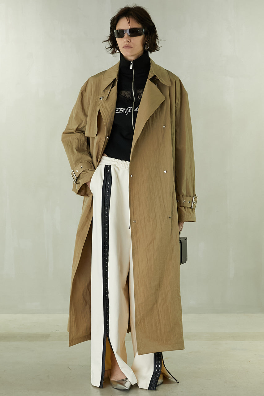 Washer Taffeta Trench Coat