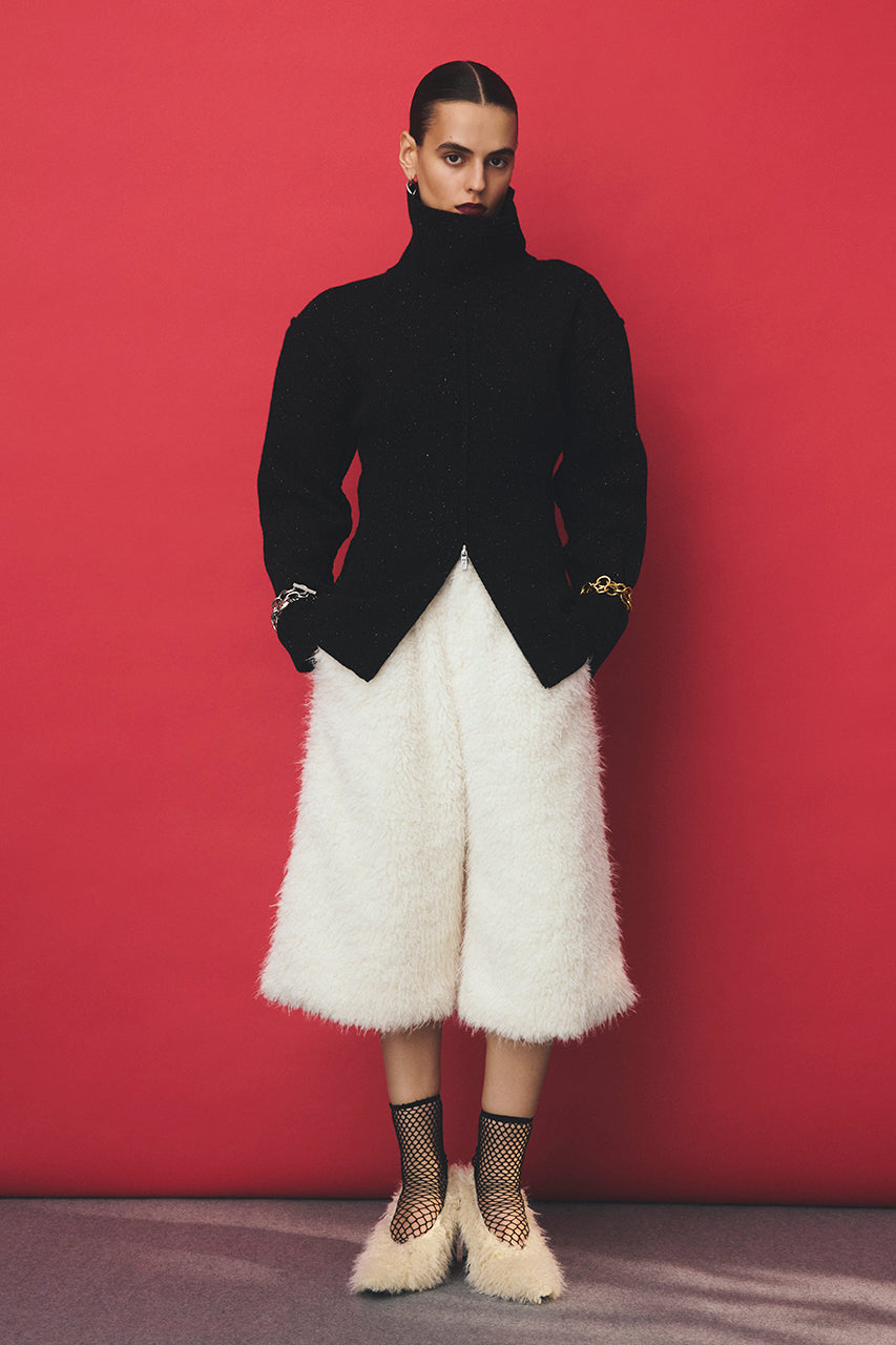 Heavy Turtleneck Knit Tunic