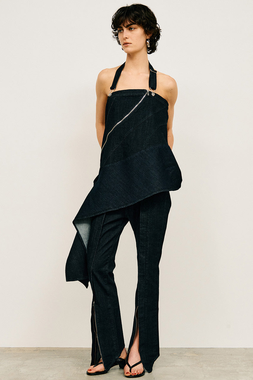 Stretch Zip Denim Pants - PRE ORDER